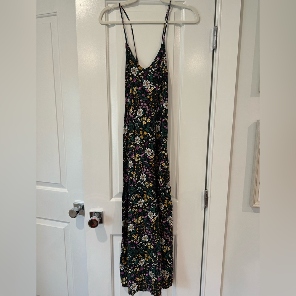 Floral Maxi Dress with Spaghetti Straps